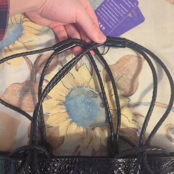 High Quality Handbag Black Crocodile Texture Large - Picture 7 of 7